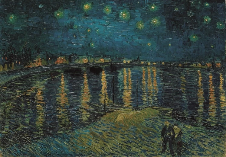 Clementoni puzzle Museum Collection Noaptea înstelată 1000 piese