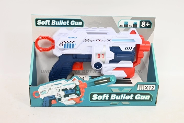Pistol cu proiectile moi din spumă