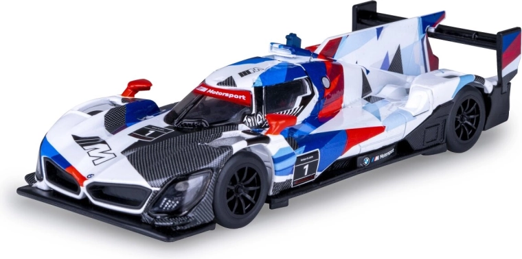 Model metalic al mașinii de curse BMW M Hybrid V8 1:45, alb