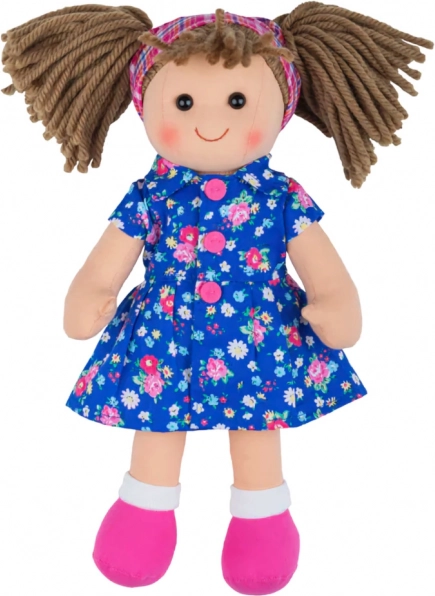 Bigjigs Toys păpușă textilă Hollie 28 cm