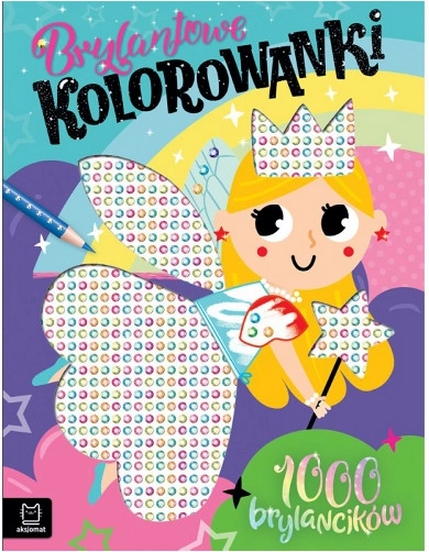 Cărți de colorat strălucitoare cu pietricele autocolante