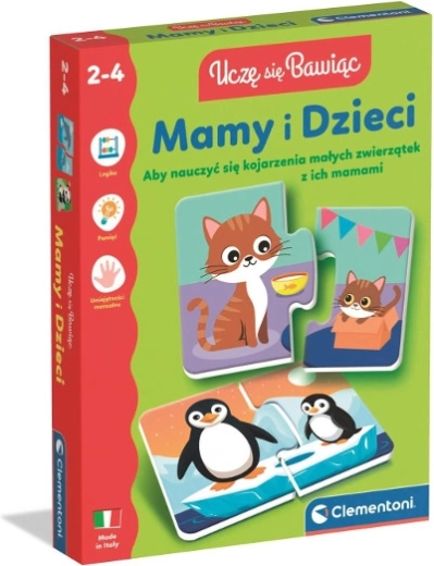 Joc educativ cu imagini – Mămici și pui