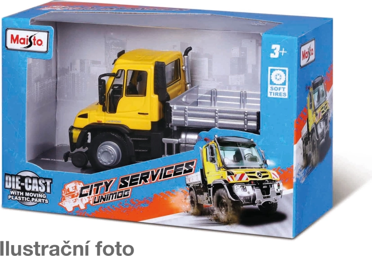 Maisto Unimog City Service model de vehicul utilitar