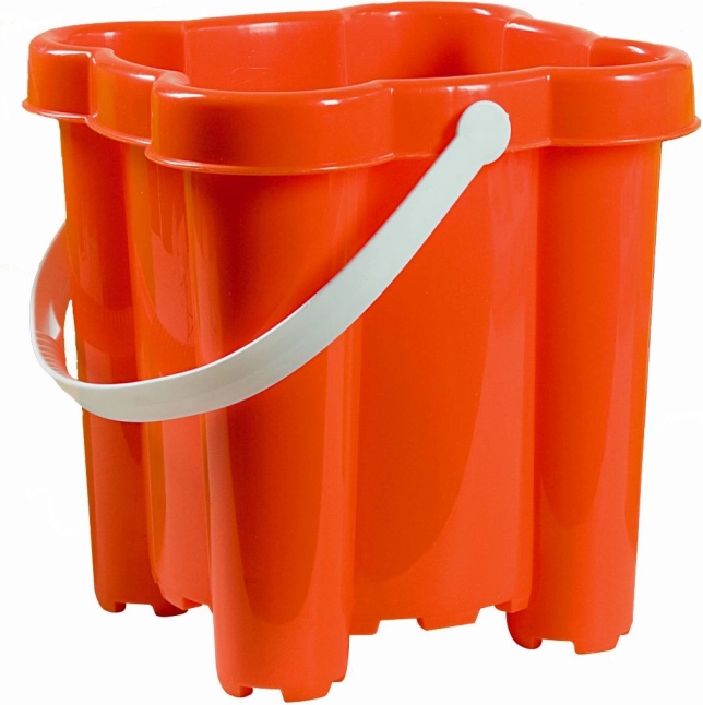 Androni găleată castel cu 4 turnuri, înălțime 20 cm – Roșu