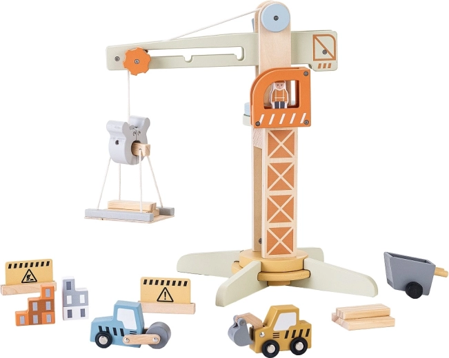 2Kids Toys macara din lemn cu accesorii