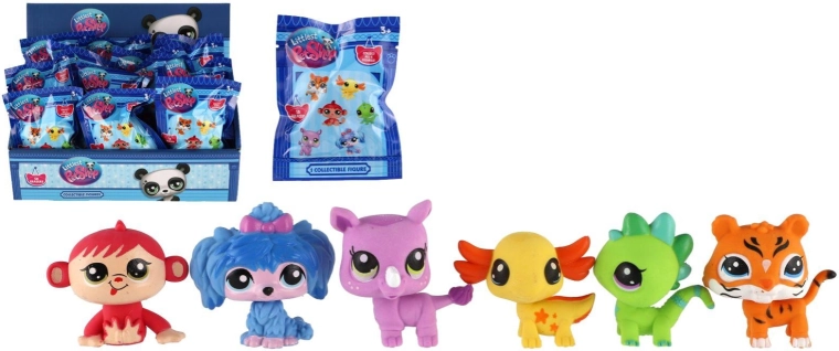 Radieră Littlest Pet Shop în formă de animăluț, cu surpriză - 1 bucată