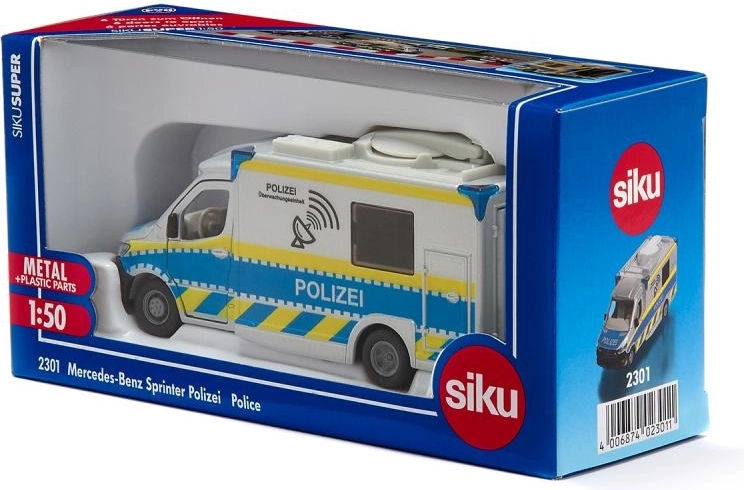 Model de poliție Mercedes-Benz Sprinter Siku