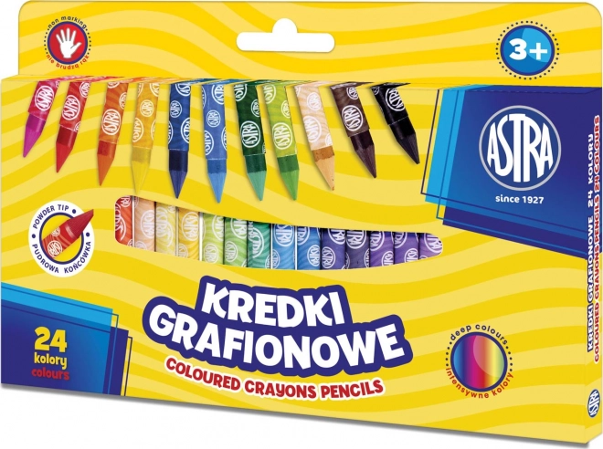 Creioane din caolin ASTRA 24 buc.