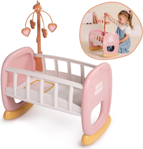 Leagăn Smoby Baby Nurse cu carusel