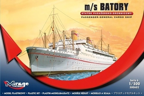 Model de navă din plastic M/S Batory