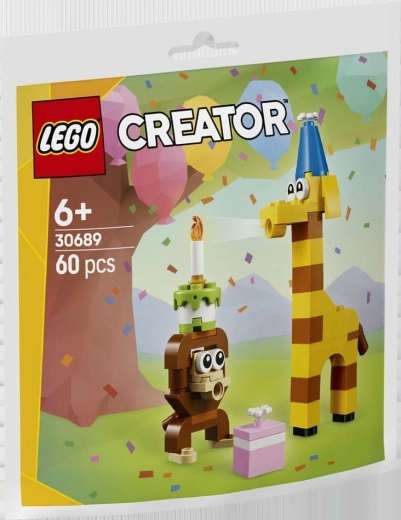 Set de construcție creativ – animăluțe de ziua de naștere