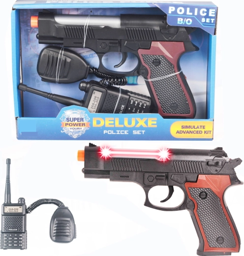 Pistol de poliție și stație radio Sparkys
