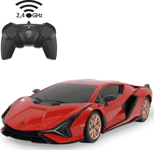 Jamara Lamborghini Sián FKP 37 mașină RC 1:24 roșie 2,4 GHz - 1 bucată