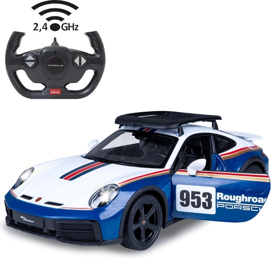 Mașină R/C JAMARA Porsche 911 Dakar Performance 1:14 albastră