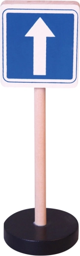 Babu semn rutier din lemn sens unic