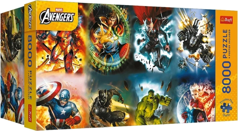 Puzzle Premium Plus Avengers: Legends in Action 8000 de piese