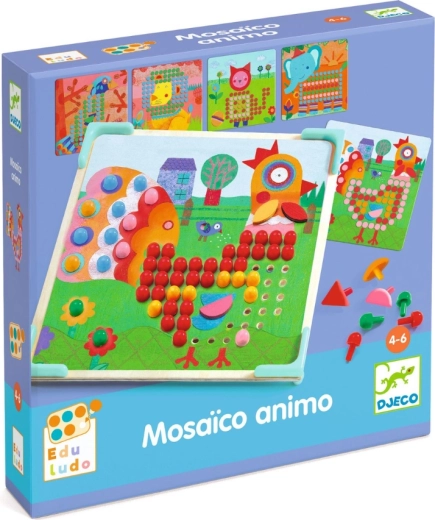Set creativ Djeco – animăluțe mozaic