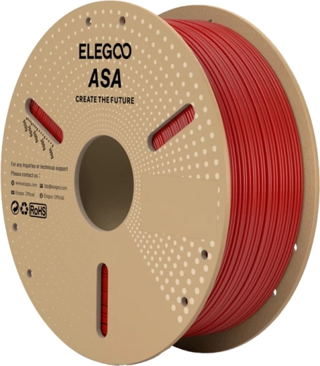 Filament Elegoo ASA roșu 1,75 mm