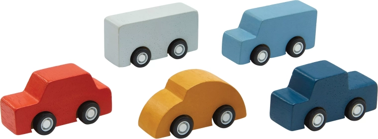 PlanToys set de mașinuțe mini (5 buc.)