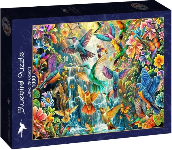 Puzzle Bluebird Zborul colibriilor 1000 de piese