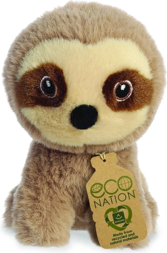 Eco Nation mini leneș cca 13 cm figurină de pluș