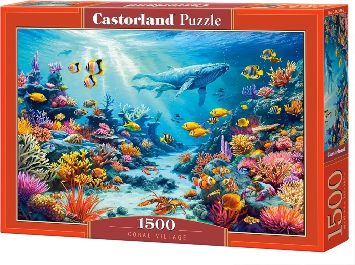 Puzzle Castorland Satul de corali, 1500 de piese