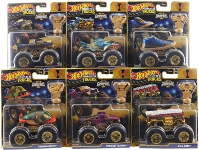 Hot Wheels Monster Trucks Bigfoot Trophy Champions – model de colecție 1:64