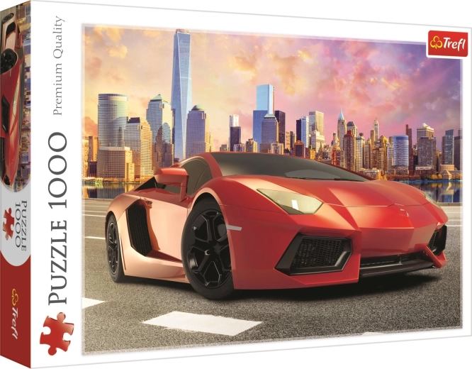 Puzzle 1000 piese - Călătorie la apus de soare Trefl
