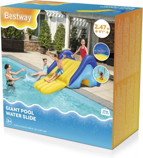 tobogan gonflabil pentru piscină BESTWAY 2,47 m cu pulverizatoare