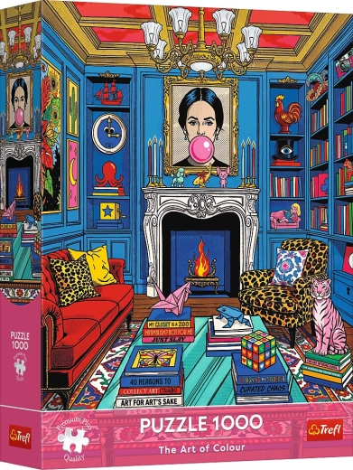 Trefl Puzzle Premium Plus The Art of Colour: Galerie de artă acasă, 1000 de piese
