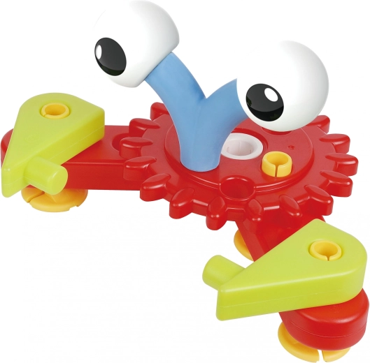Set de construcție Junior Engineer Crazy Monsters