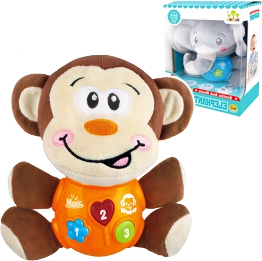 Animăluț vesel cu lumină și sunet