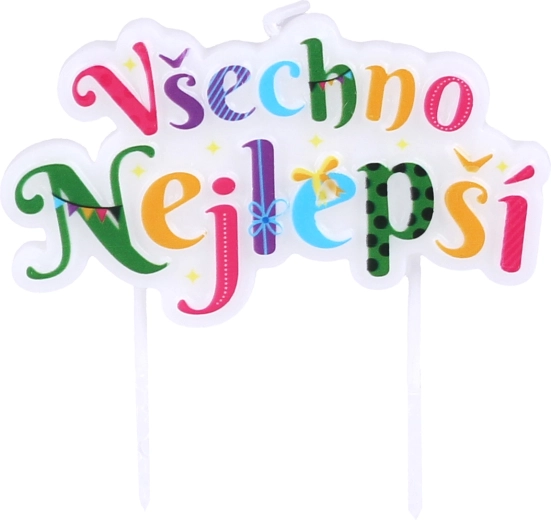 Lumânări pentru tort cu suport – La mulți ani