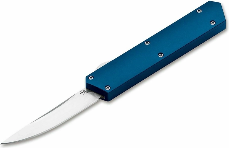 Böker Plus Kwaiken OTF Blue cuțit automat 8,1 cm, albastru