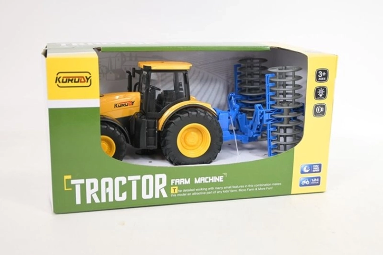 Tractor cu plug atașabil, cu lumină și sunet