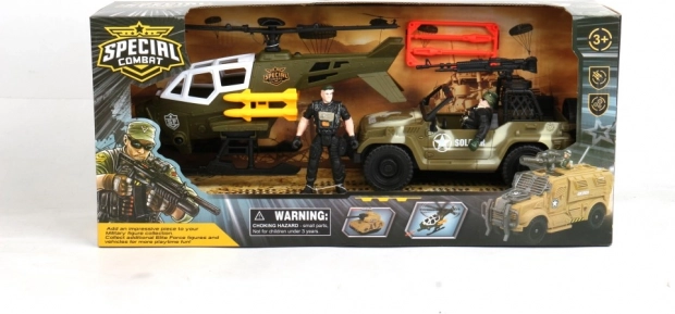 Set de luptă special - Elicopter și autoturism off-road