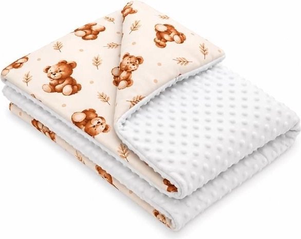 Pătură matlasată pentru copii New Baby Sweet baby bears 80 × 100 cm