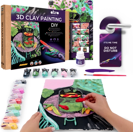 Okto set de artă – pictură cu pastă „Pești aurii” – Henri Matisse 30 × 40 cm
