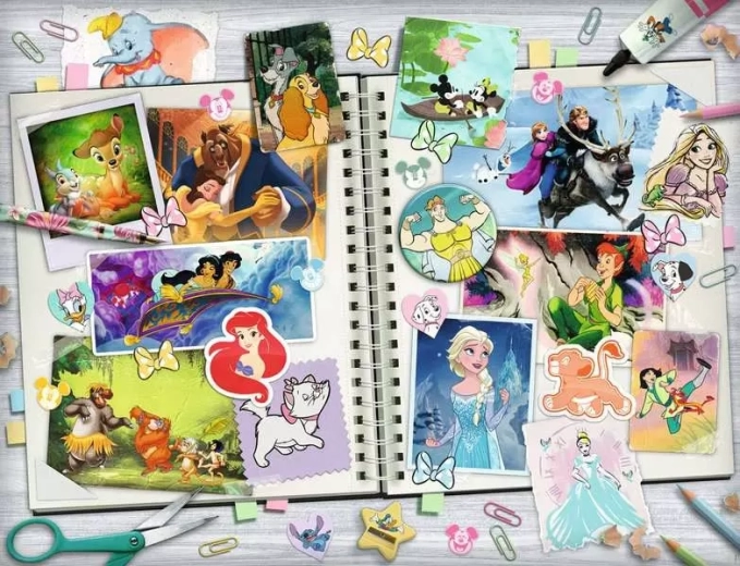 Puzzle Ravensburger Disney Scrapbook 2000 de piese