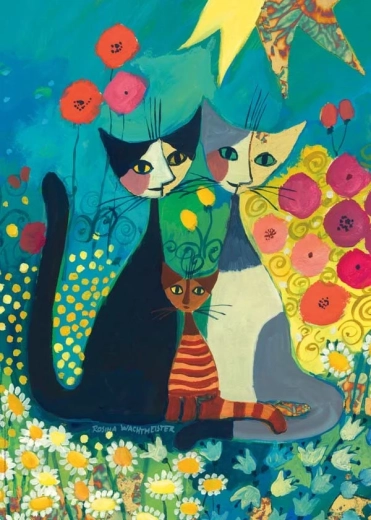 Heye puzzle metalice Stratul de flori 1000 piese