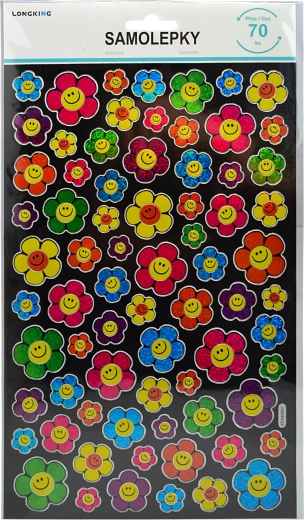 Abțibilduri flori – set 100 buc