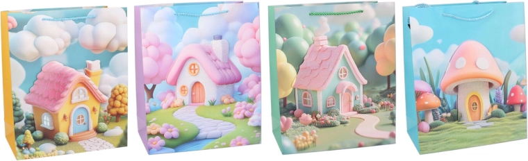 Pungă cadou pentru copii M 26 × 32 × 10 cm