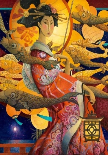 Puzzle CLEMENTONI Dansul Koinobori 1500 piese