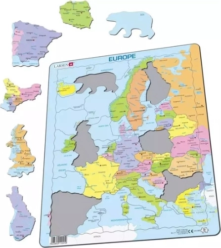 Larsen hartă politică a Europei