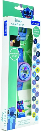 Ceas digital cu proiecție Lexibook Stitch, cu 20 de imagini