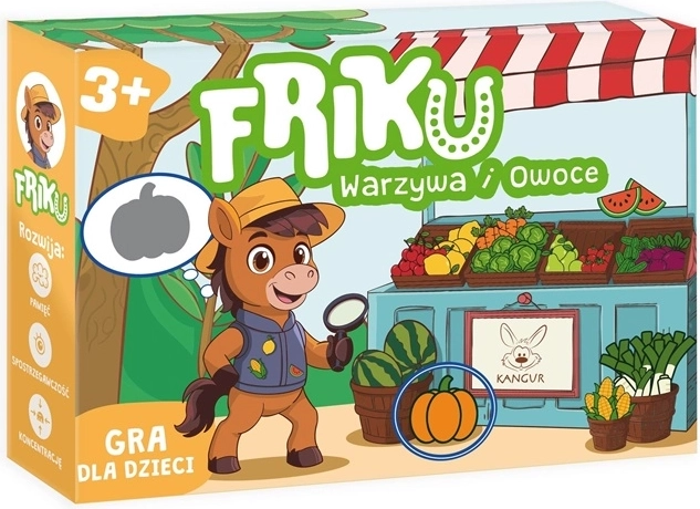 Friku – legume și fructe (joc educativ pentru copii)