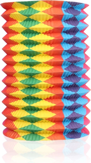 Lampion de hârtie 16 cm cu clips pentru lumânare MY PARTY