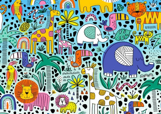 Puzzle ENJOY 1000 de piese – doodle safari