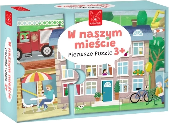 Primul puzzle: Orașul nostru – mare puzzle de podea pentru copii
