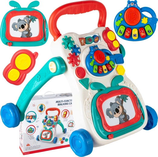 Premergător muzical cu tablă de desen și pian